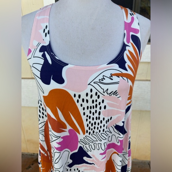 PreOwned Fighting Eel Multicolored Hawaiian Dress Women's Small - Picture 3 of 4